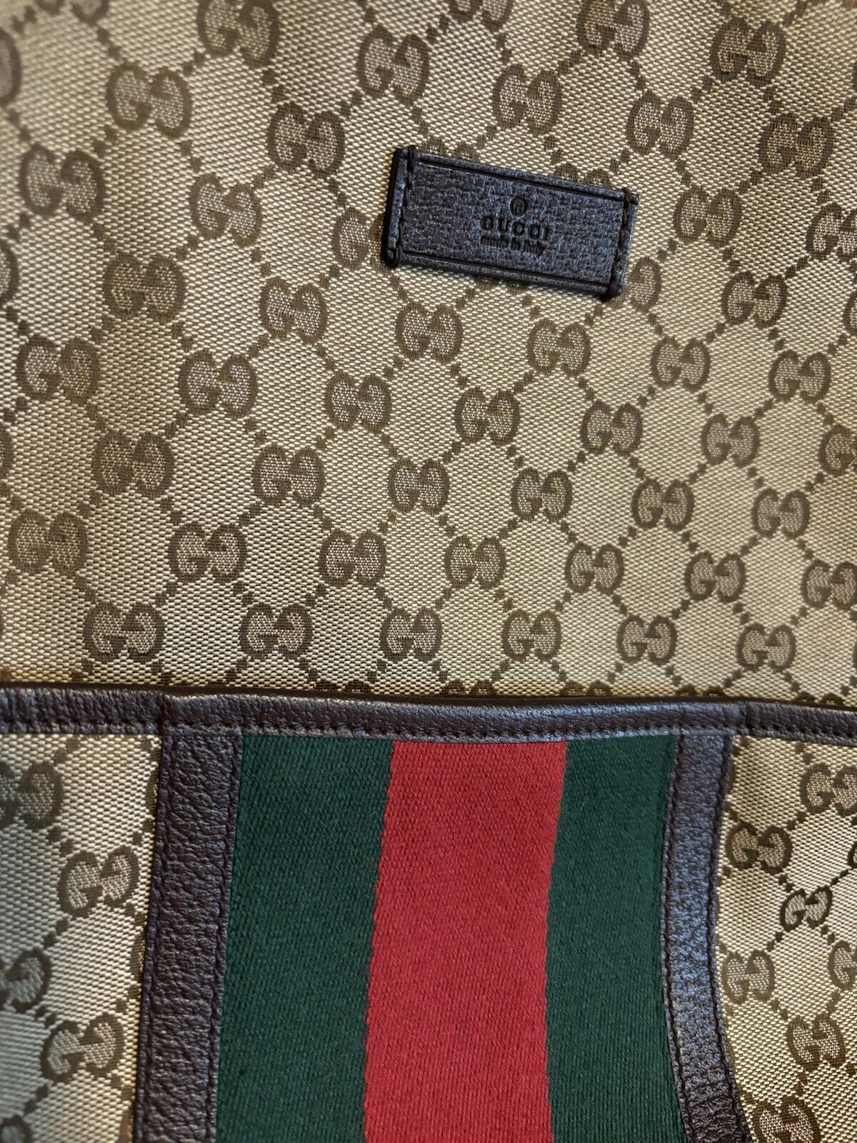 Gucci Backpack Beige Supreme  Canvas GG Monogram … - image 11