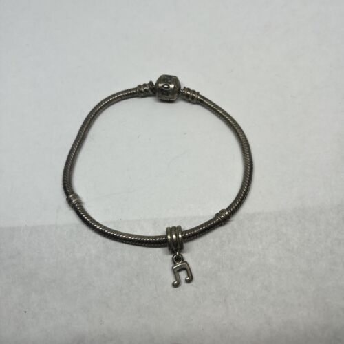 Authentic PANDORA Sterling Silver Snake Chain Bra… - image 1