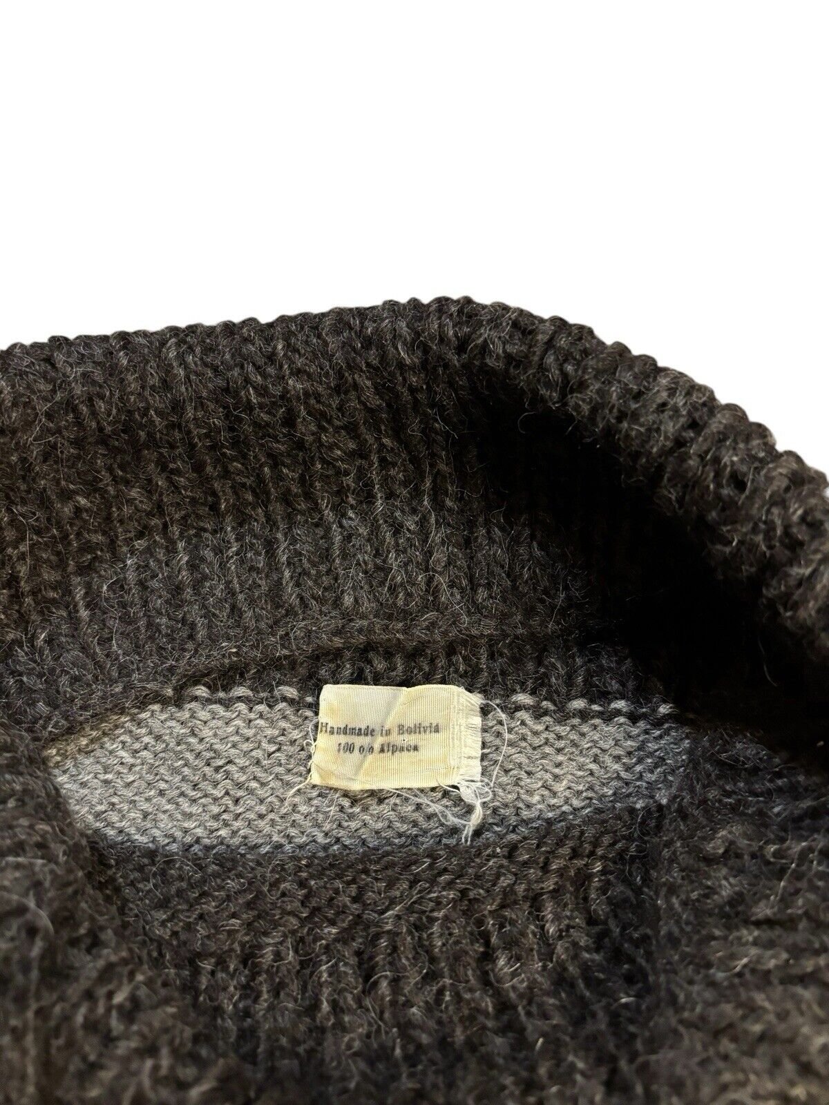 Unbranded Vintage Handmade Alpaca Wool Turtleneck… - image 3