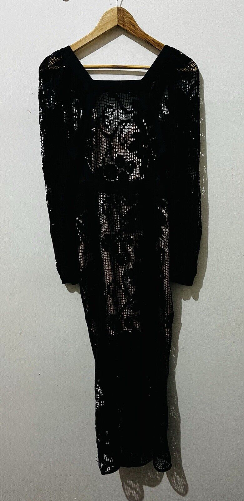 Alice McCall Black Long Sleeve Cut Out Lace Maxi - image 3