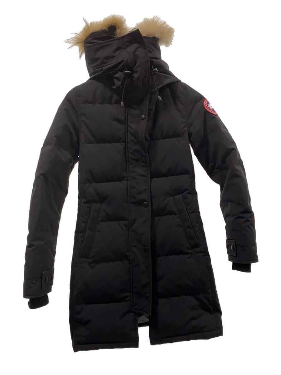 Canada Goose Long Down Jacket/S/Polyester/Blk/Pla… - image 1