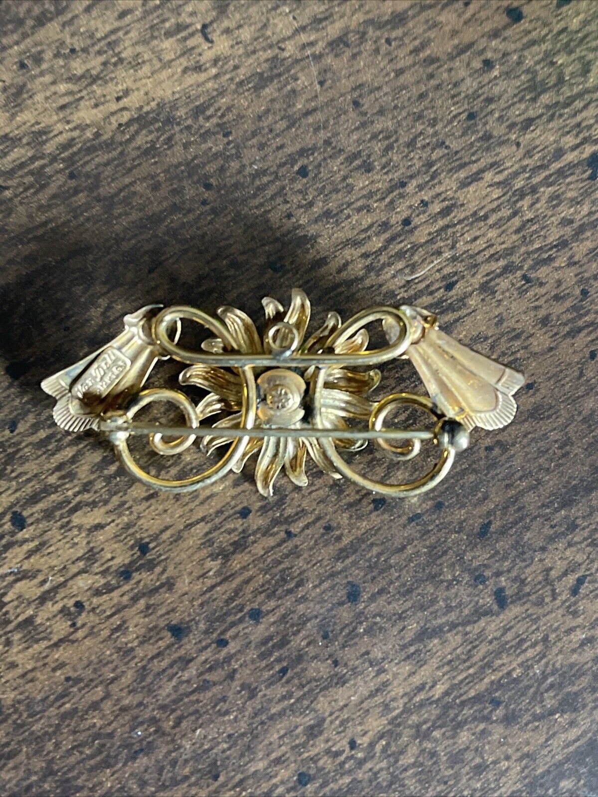 Van Dell Brooch Pin Vintage 12k GF Preowned - image 6