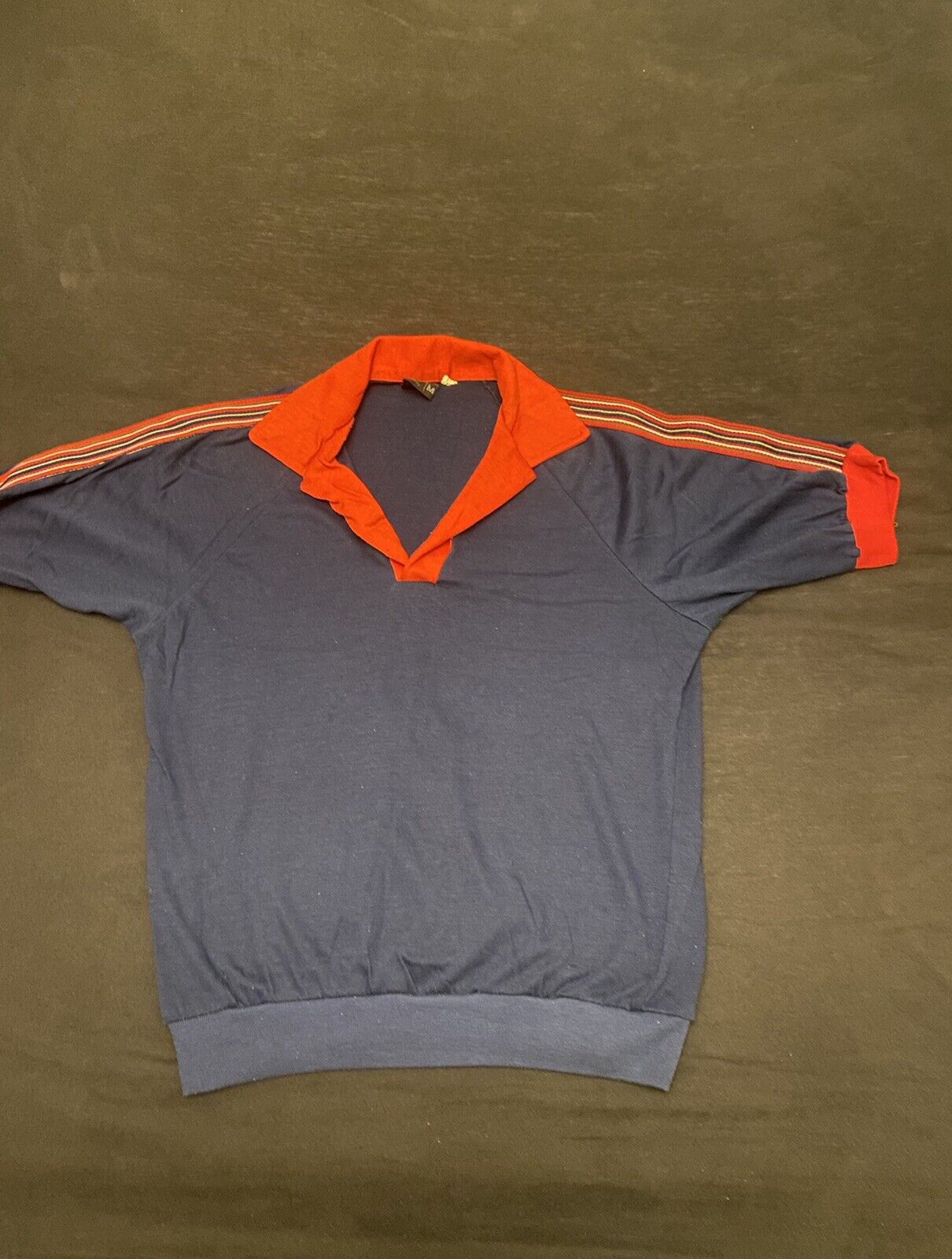 Vtg 70s 80s JCPenney Disco Polo Sz S - image 1