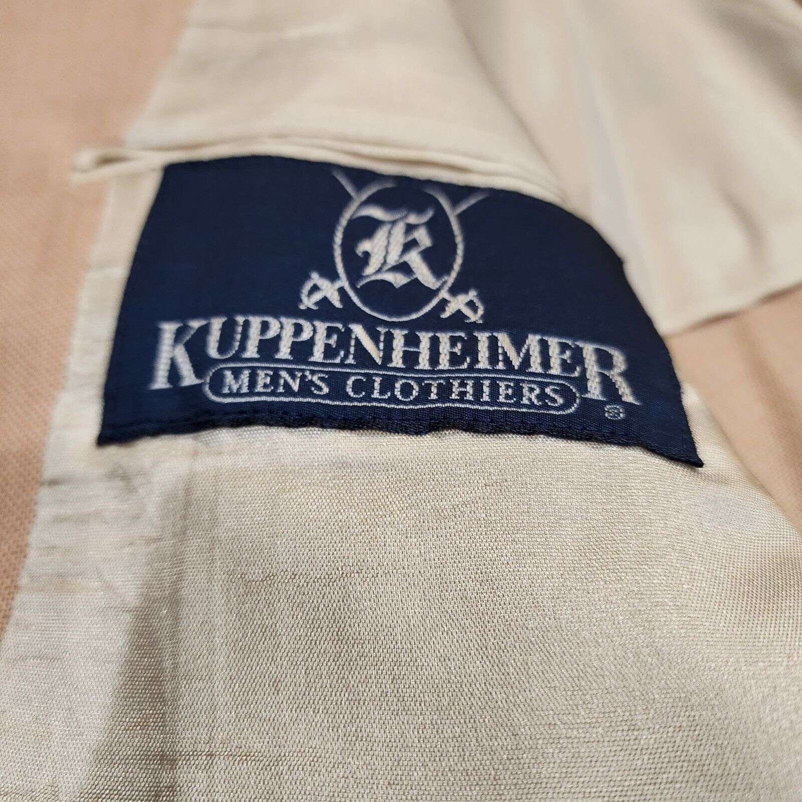 Vintage Kuppenheimer Sport Coat (40R) Summer Peac… - image 4