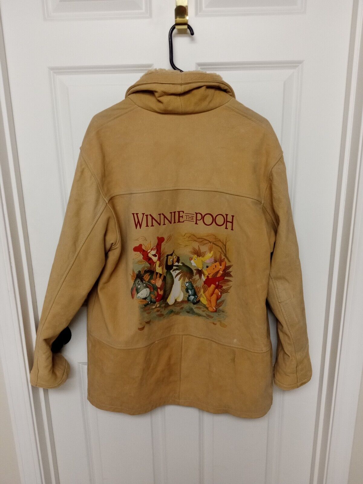 90s The Disney Store Winnie the Pooh Leather Jack… - image 1