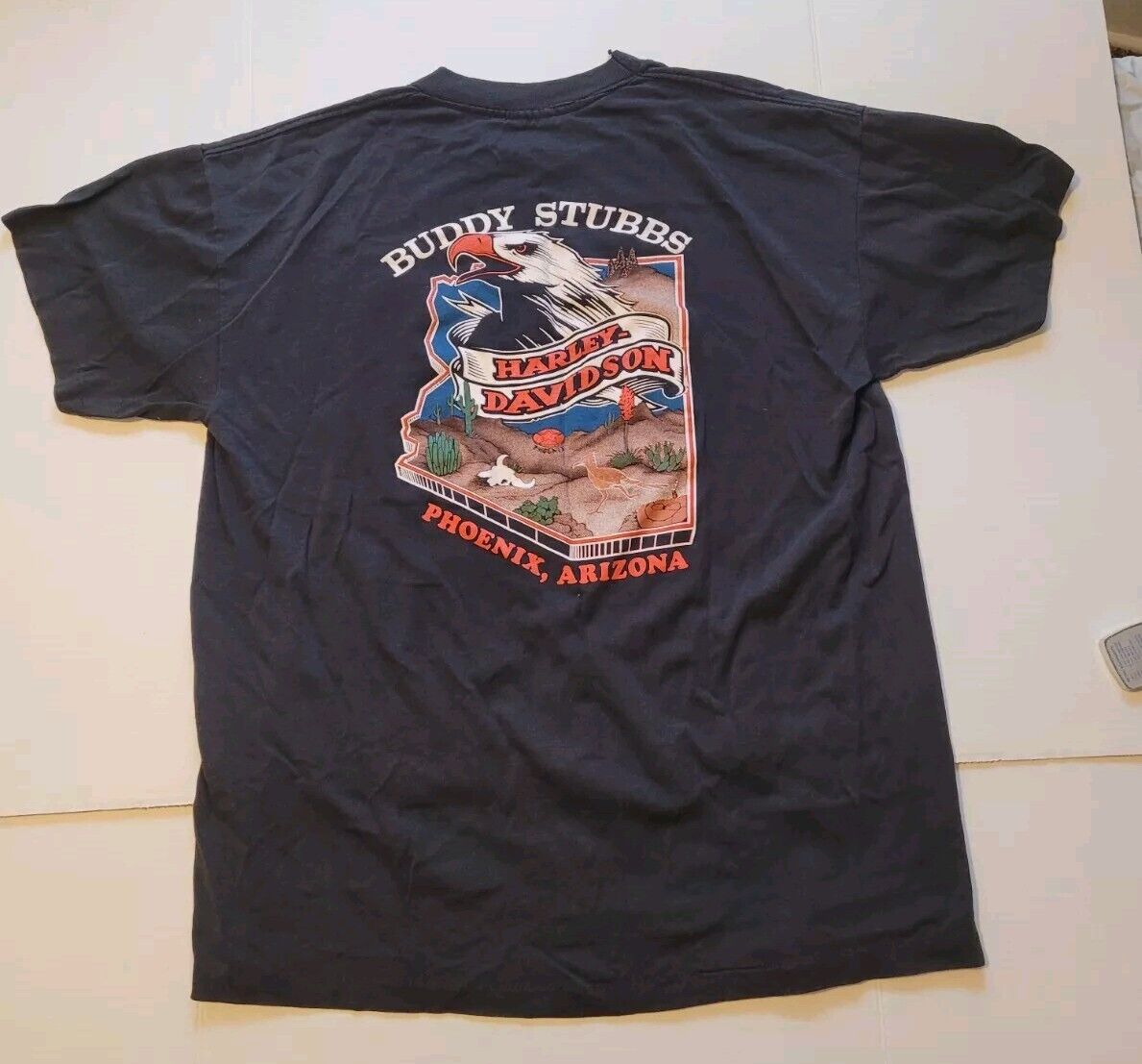 VTG 3D Emblem Harley Davidson T-Shirt Ride With T… - image 5