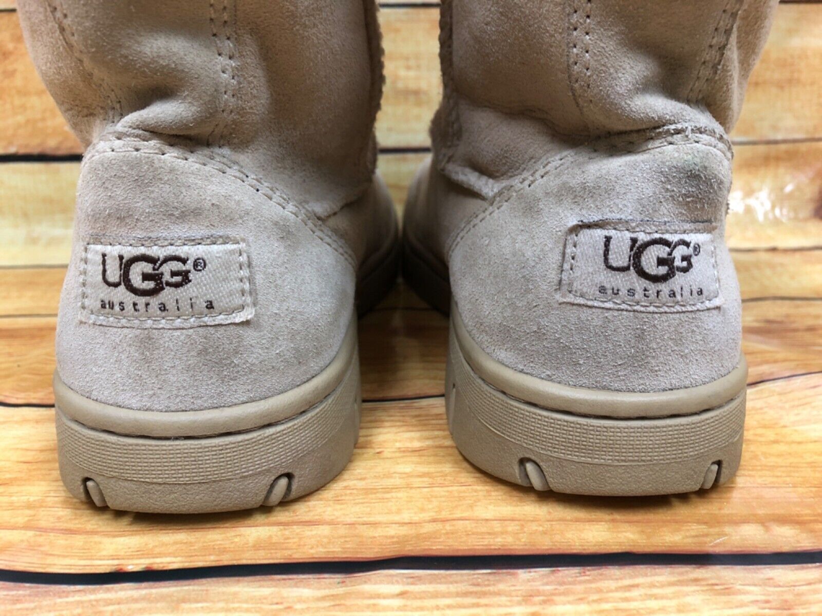 UGG Ultimate Short 5275 Suede Sheepskin Beige Boo… - image 9