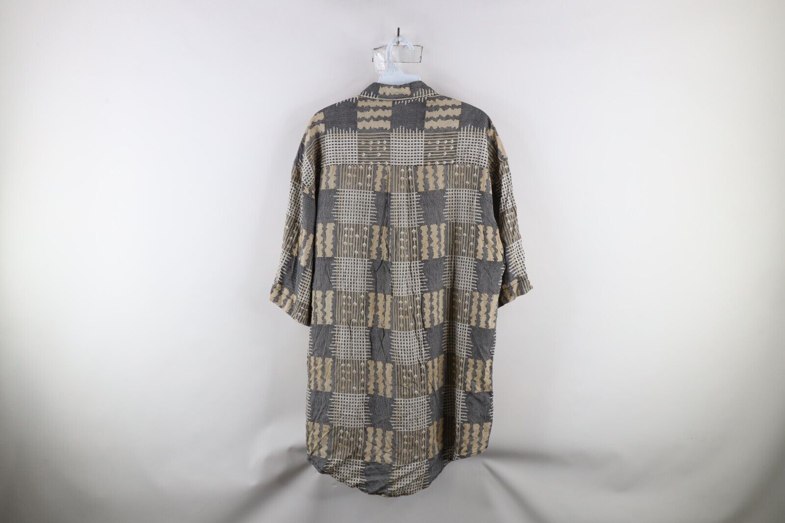 Vintage 90s Streetwear Mens Medium Abstract Check… - image 6