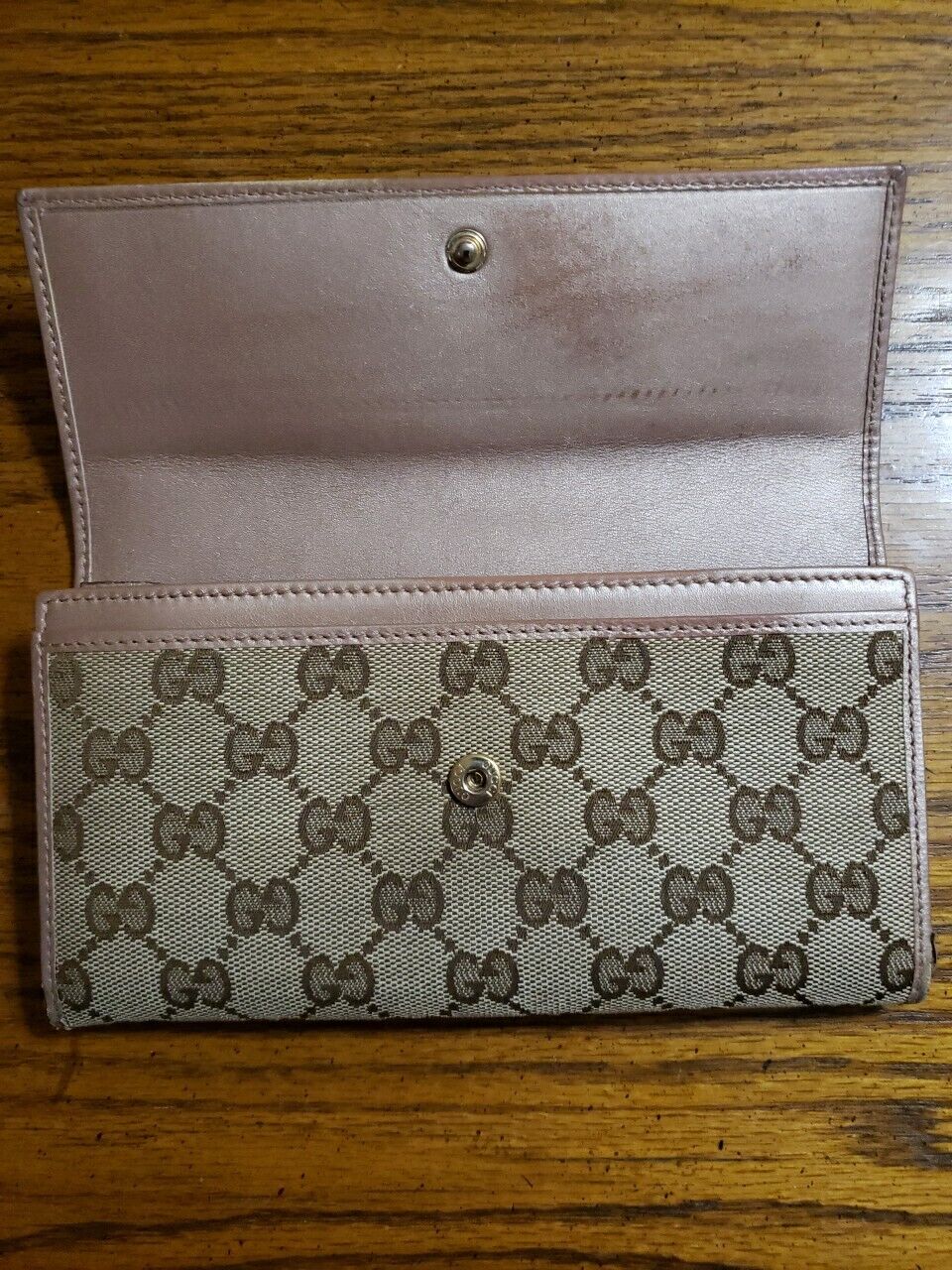 Gucci Wallet Monogram GG Beige Lovely Heart Long … - image 9