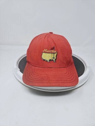 Vtg 90s Masters Golf Adjustable Hat Rare Color Re… - image 1