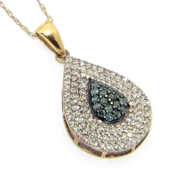 Ladies/womens 9ct/9carat gold chain and pendant s… - image 2