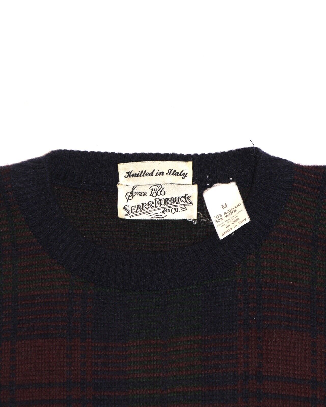 Rare Sears And Roebuck Italian Made Knit Sweater.… - image 3