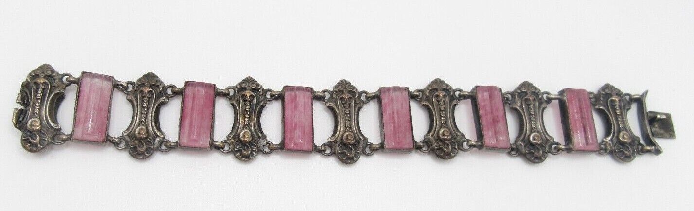 Victorian French Amethyst Glass Bracelet Antique … - image 5