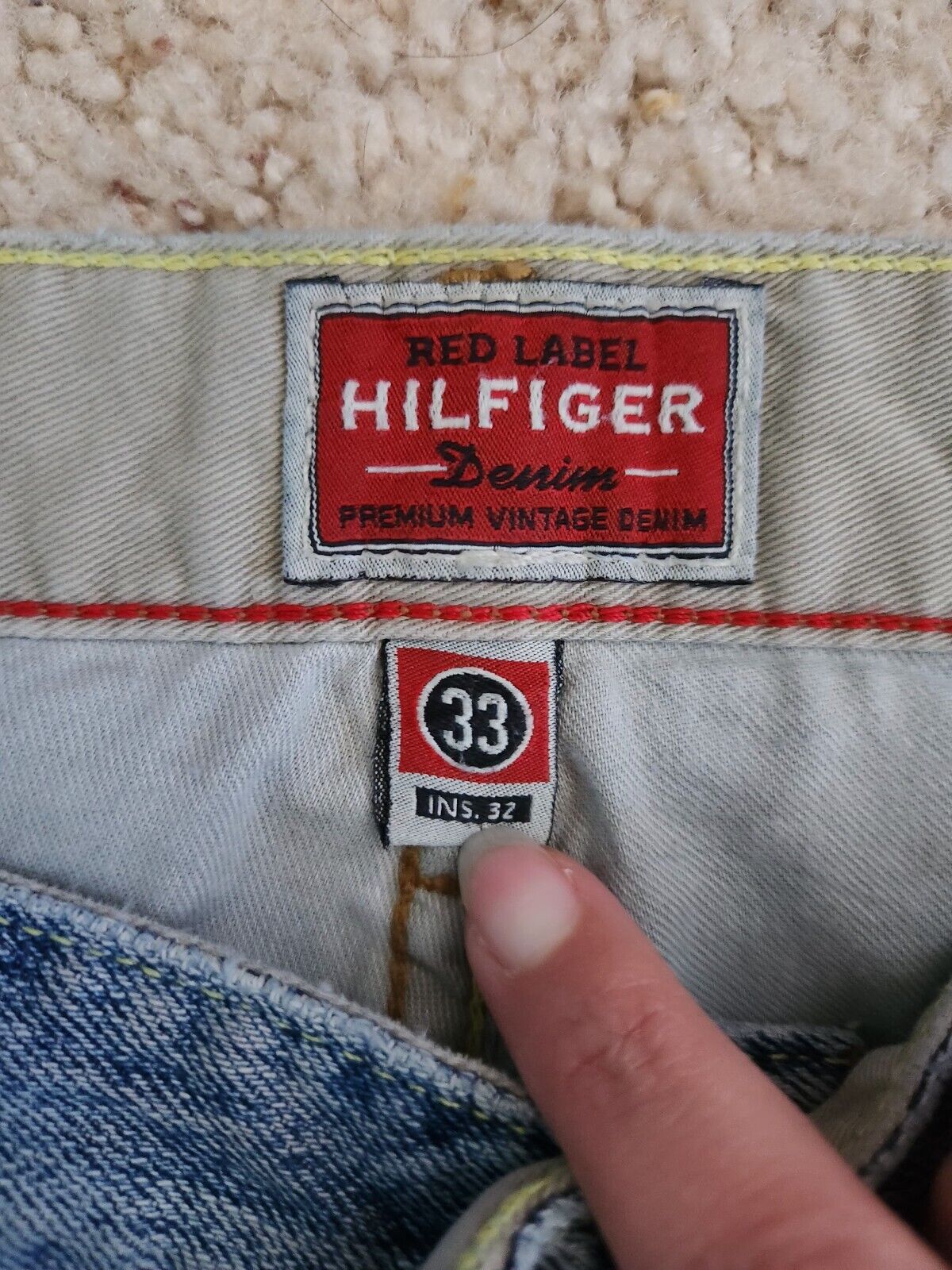 Tommy Hilfiger Mens Red Label Denim Jeans Freedom… - image 3