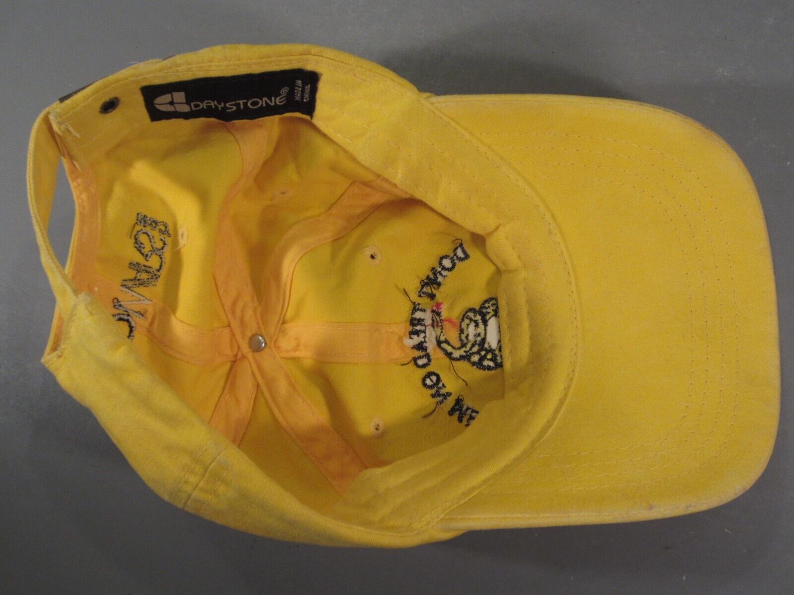 Vintage Alex Jones InfoWars Gadsden Flag HAT Don'… - image 10