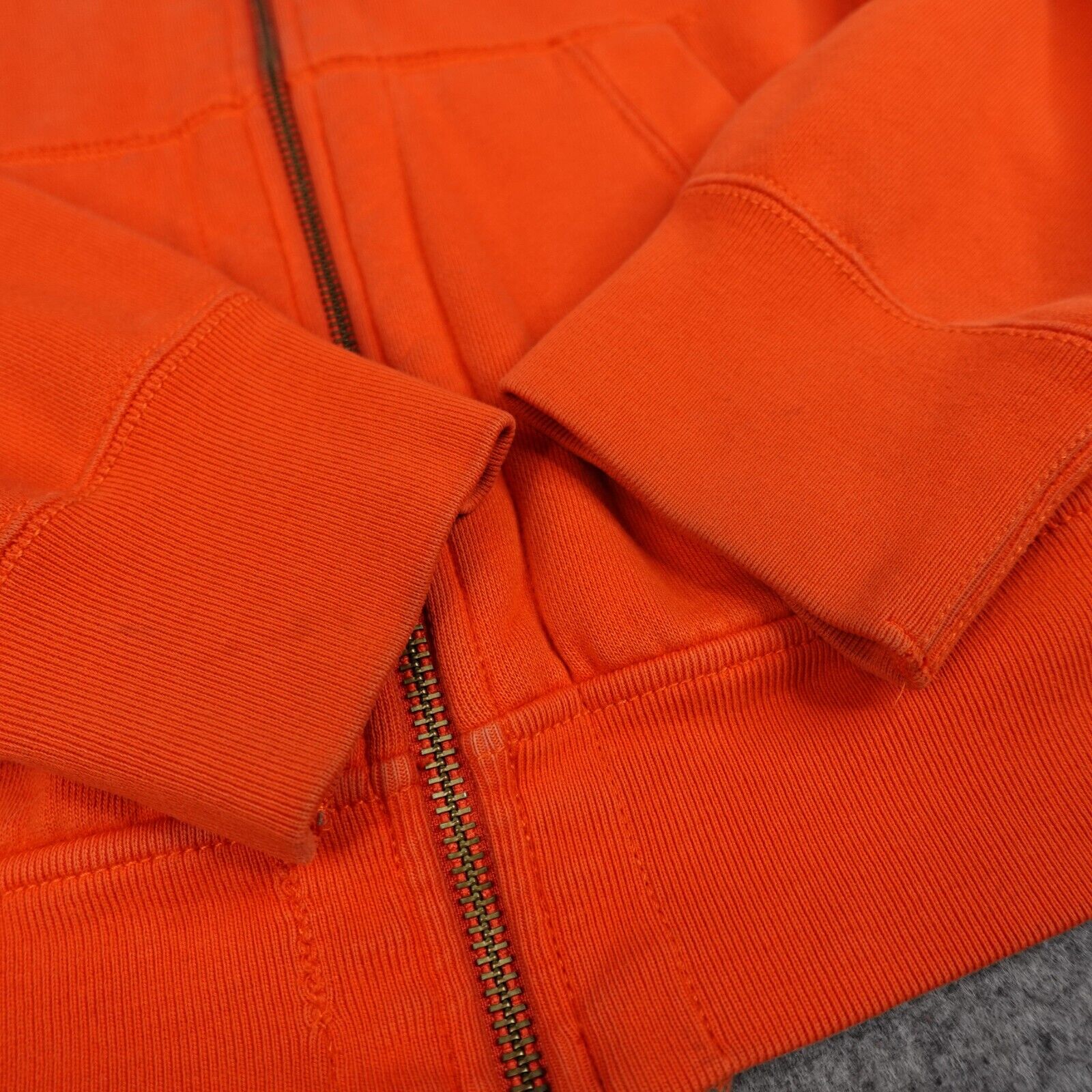 Polo Ralph Lauren Hoodie Mens Small Orange Full Z… - image 8