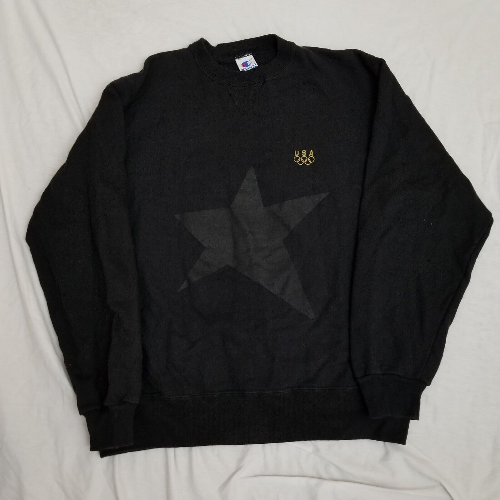 VTG 90s Champion USA Olympics Crewneck Sweatshirt… - image 3