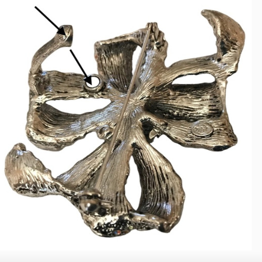 Vintage Premier Designs Bow Brooch - image 6