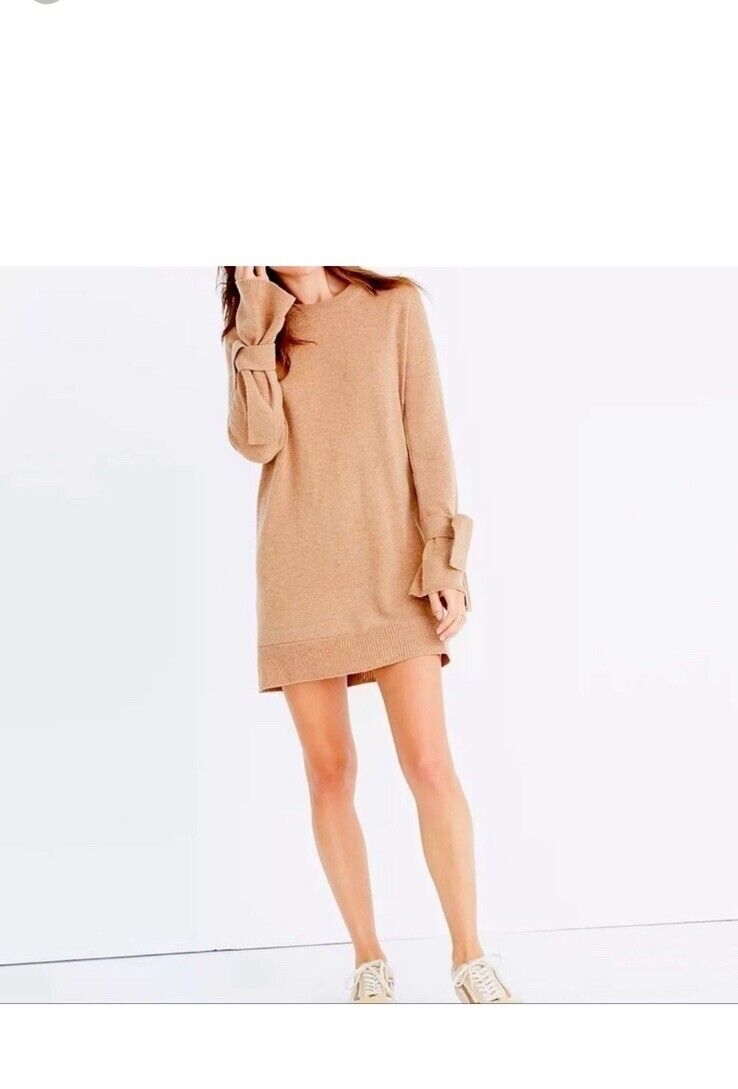 Madewell Merino Wool Tie Sleeve Sweater Dress Siz… - image 2