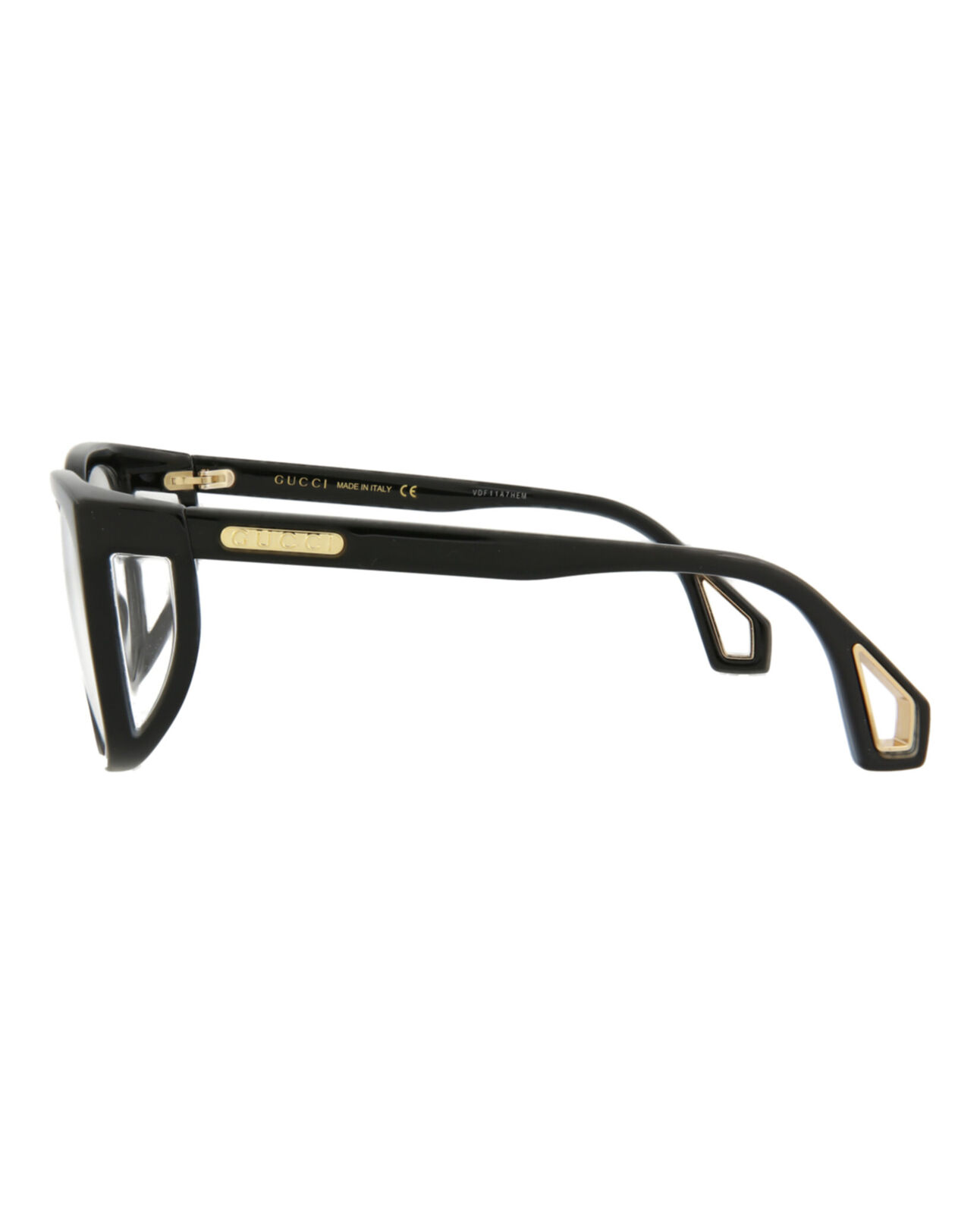 Gucci Womens Square/Rectangle Black Black Transpa… - image 3