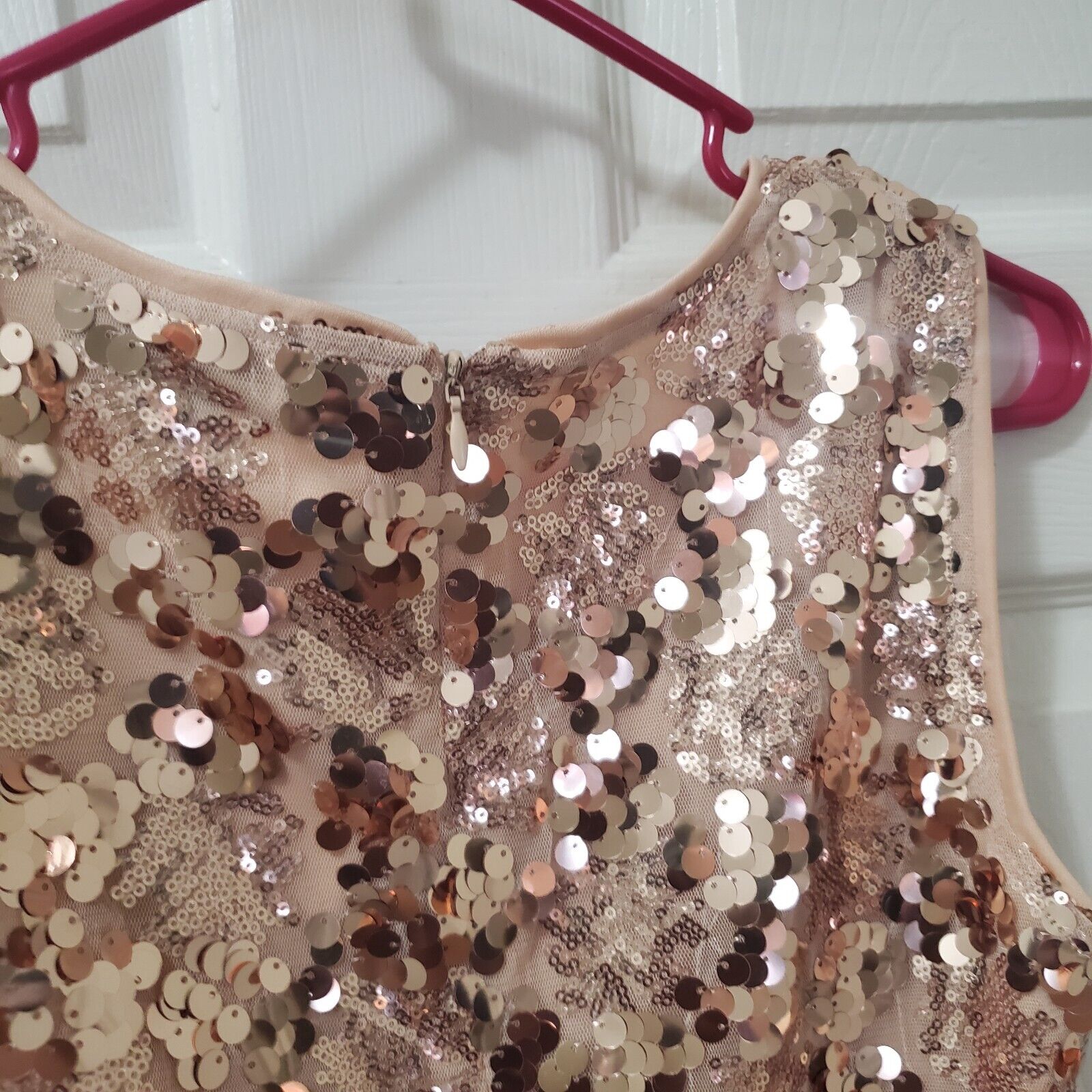 Lulus Cheers Rose Gold Sequin Sleeveless Bodycon … - image 10