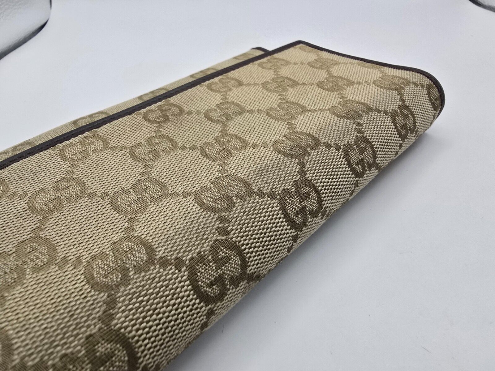 Gucci GG Supreme Monogram Canvas Tri-Fold Long Wa… - image 11