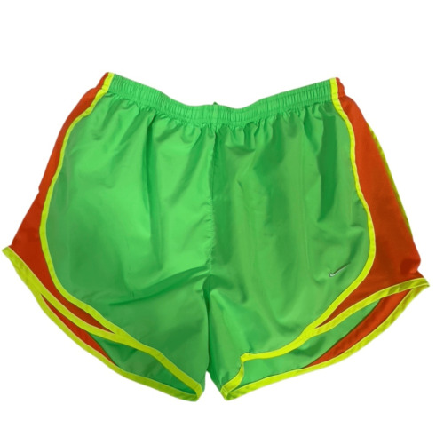 Nike Neon Green Yellow Athletic Running Shorts la… - image 1