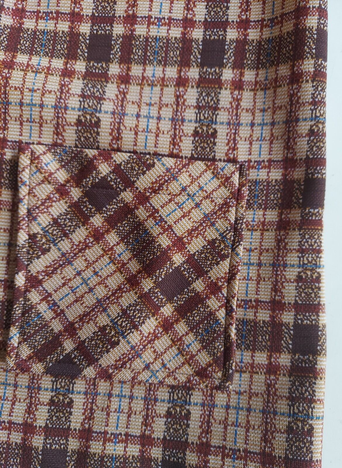 VTG VOGUEMONT Women's Plaid Button Front Polyeste… - image 7