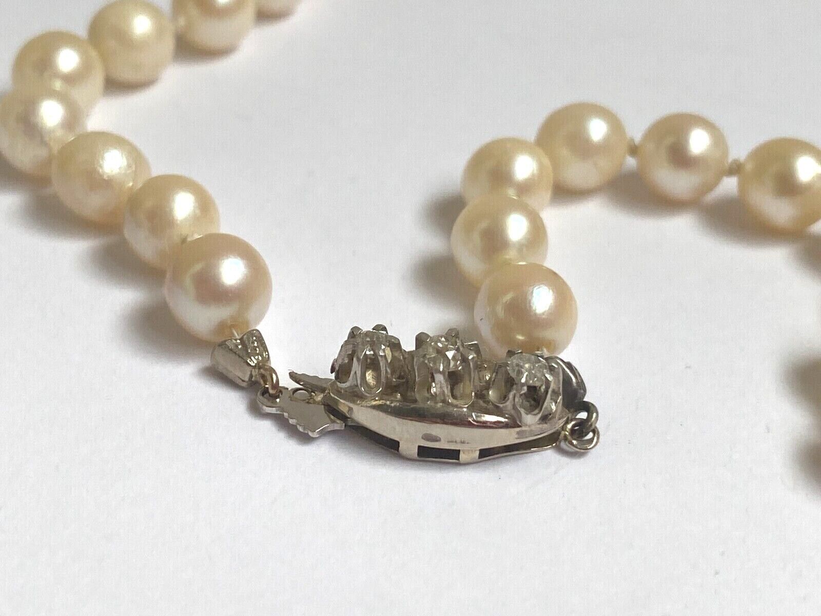 Beautiful Rare Culture Salt Natural Pearls Diamon… - image 9