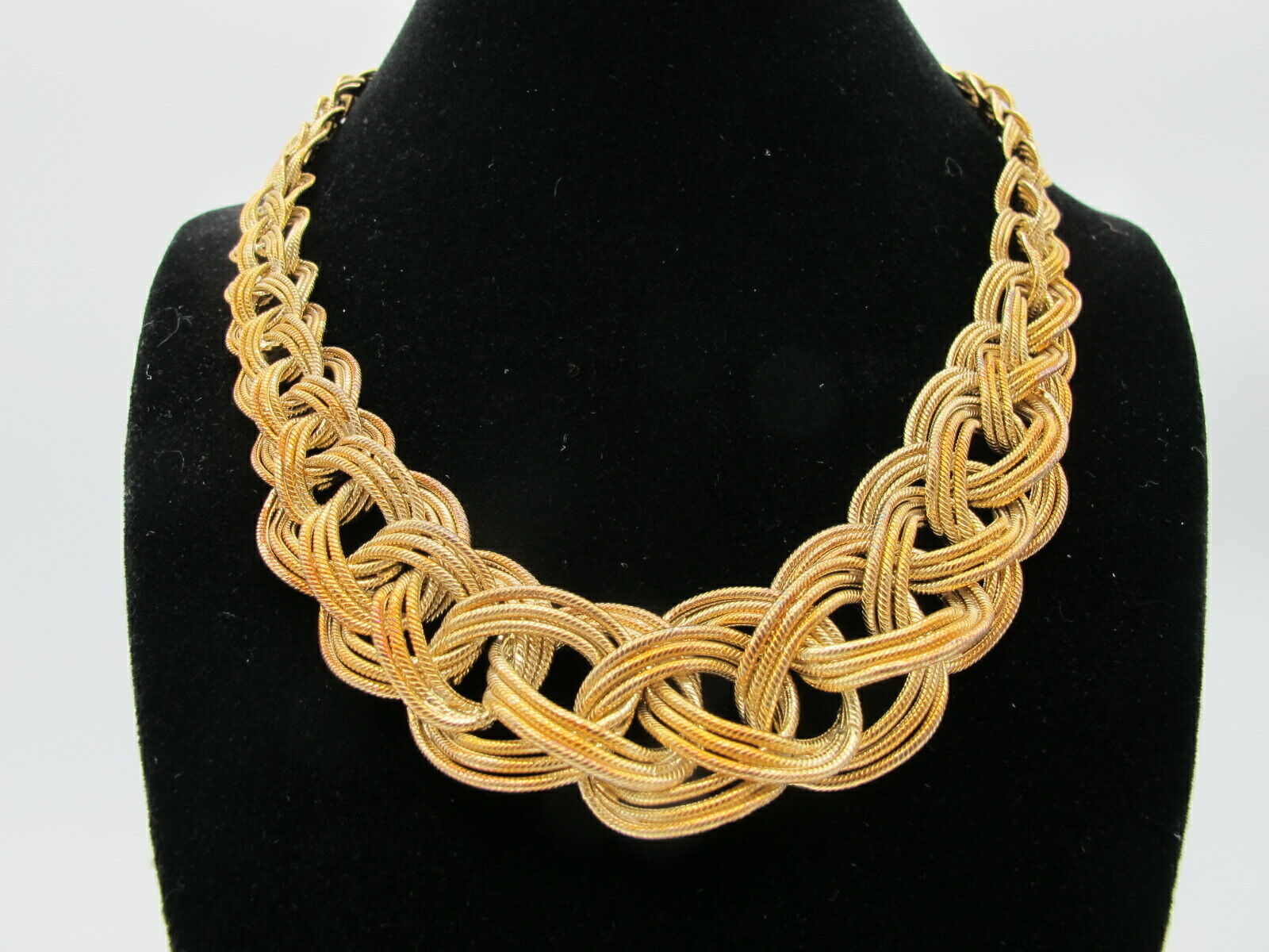 Technibond Triple Ring Link Necklace & Bracelet 1… - image 2