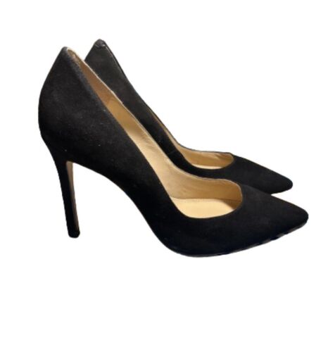 Black Suede Studio Suede Stiletto Black Pumps Siz… - image 1