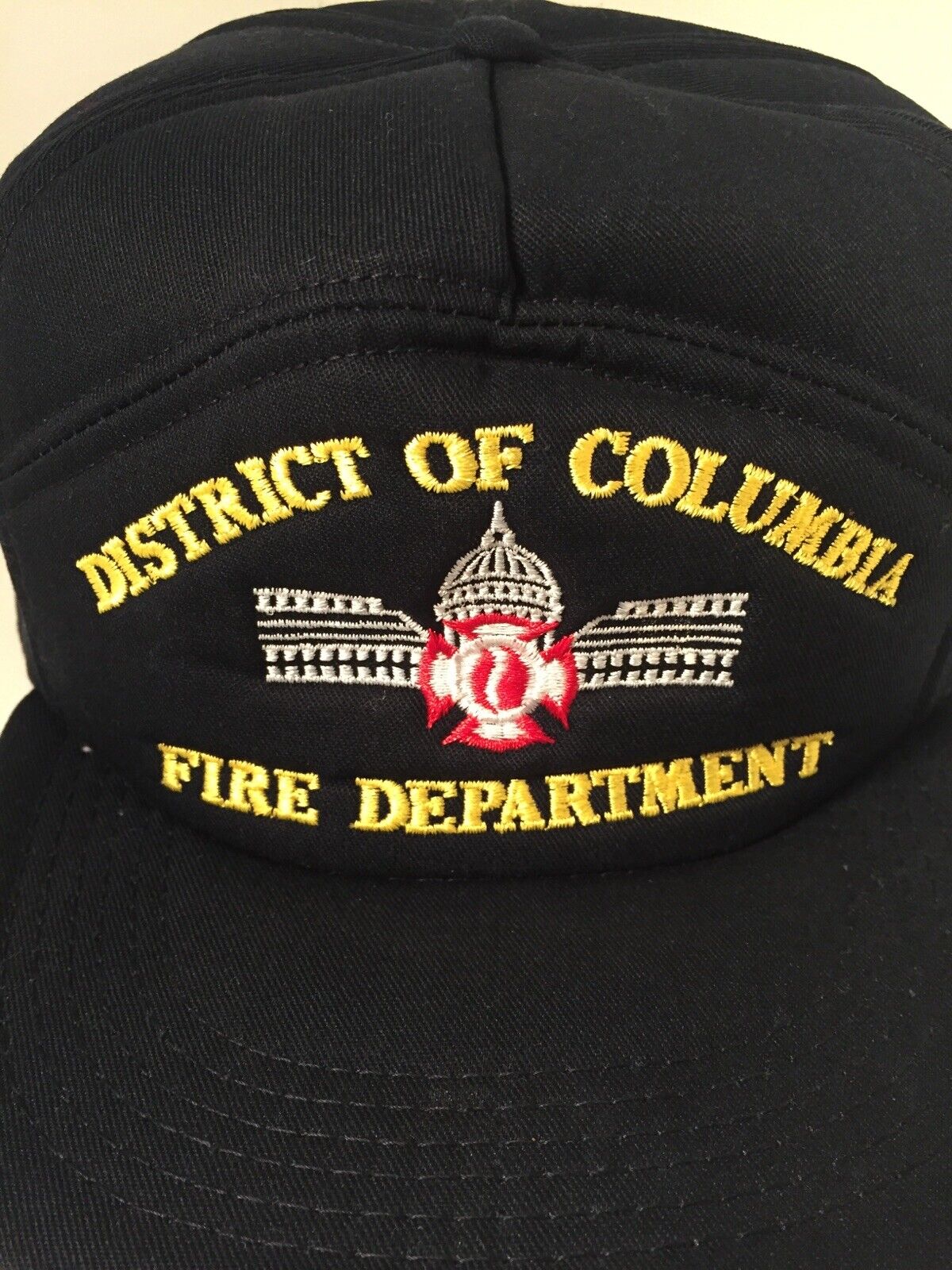 Vtg District Of Columbia Fire Department Cap Made… - image 2