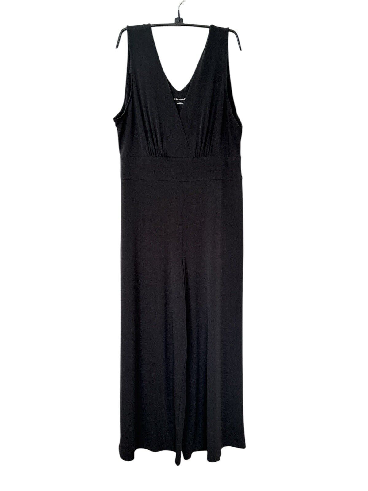 Soft Surroundings Women’s Black Jumpsuit SIZE XL … - image 3