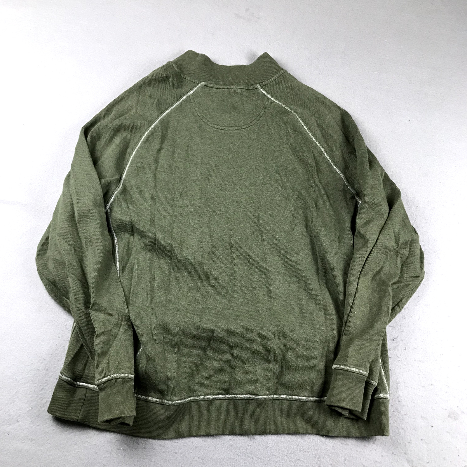 LL Bean Sweatshirt Mens XL Green Traditional Fit … - image 3