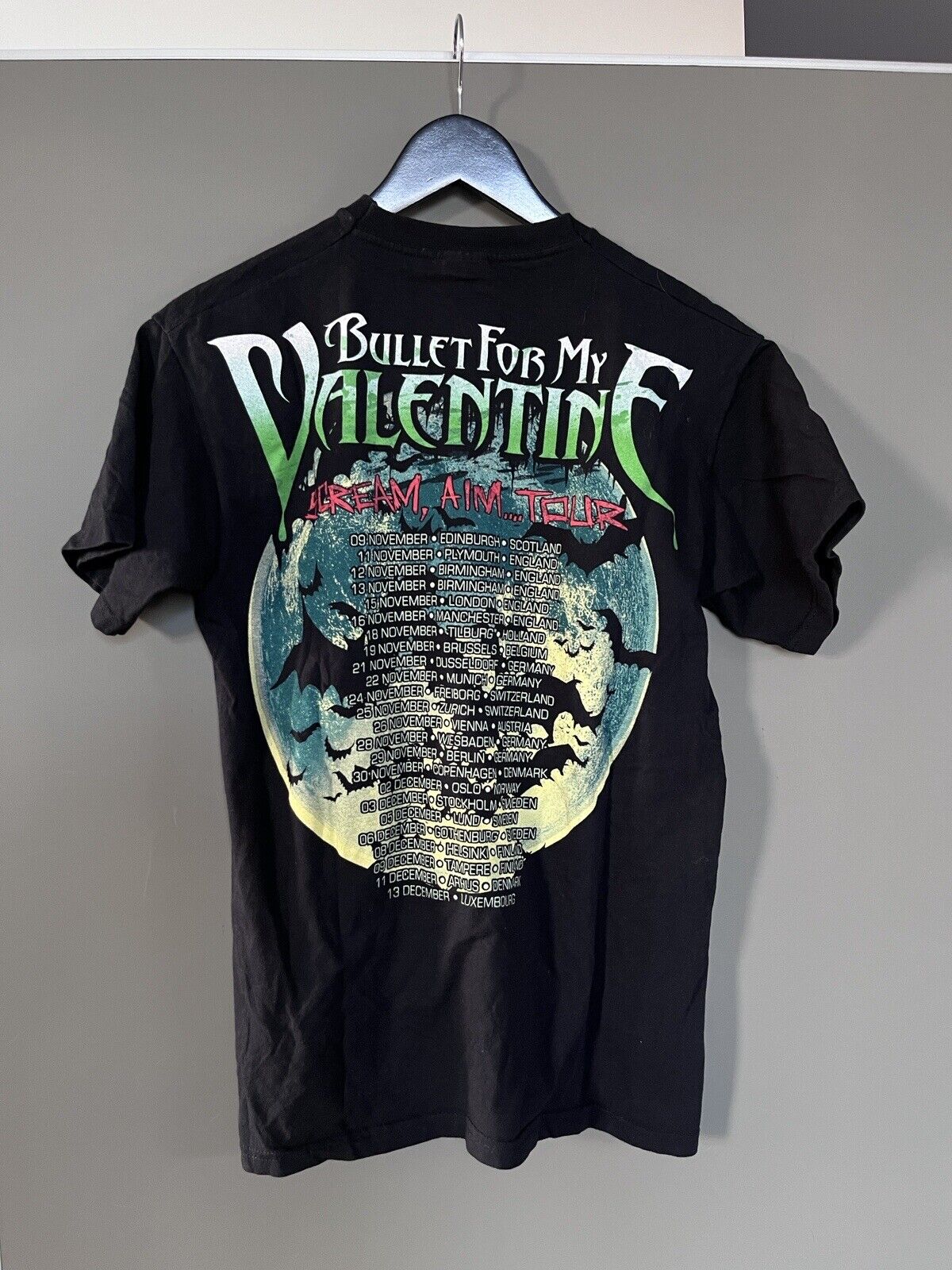 Bullet For My Valentine Scream, Aim Tour T-shirt … - image 5