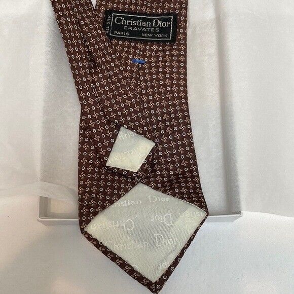 Christian Dior Floral Silk Tie - image 5