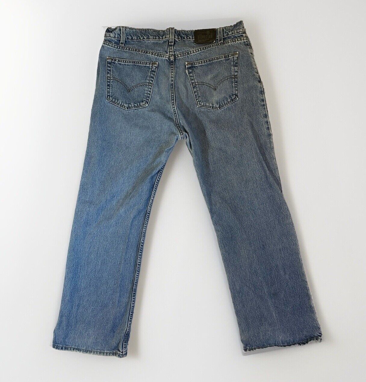 VTG Levis Silvertab Jeans Mens 38x30 Blue Bootcut… - image 2