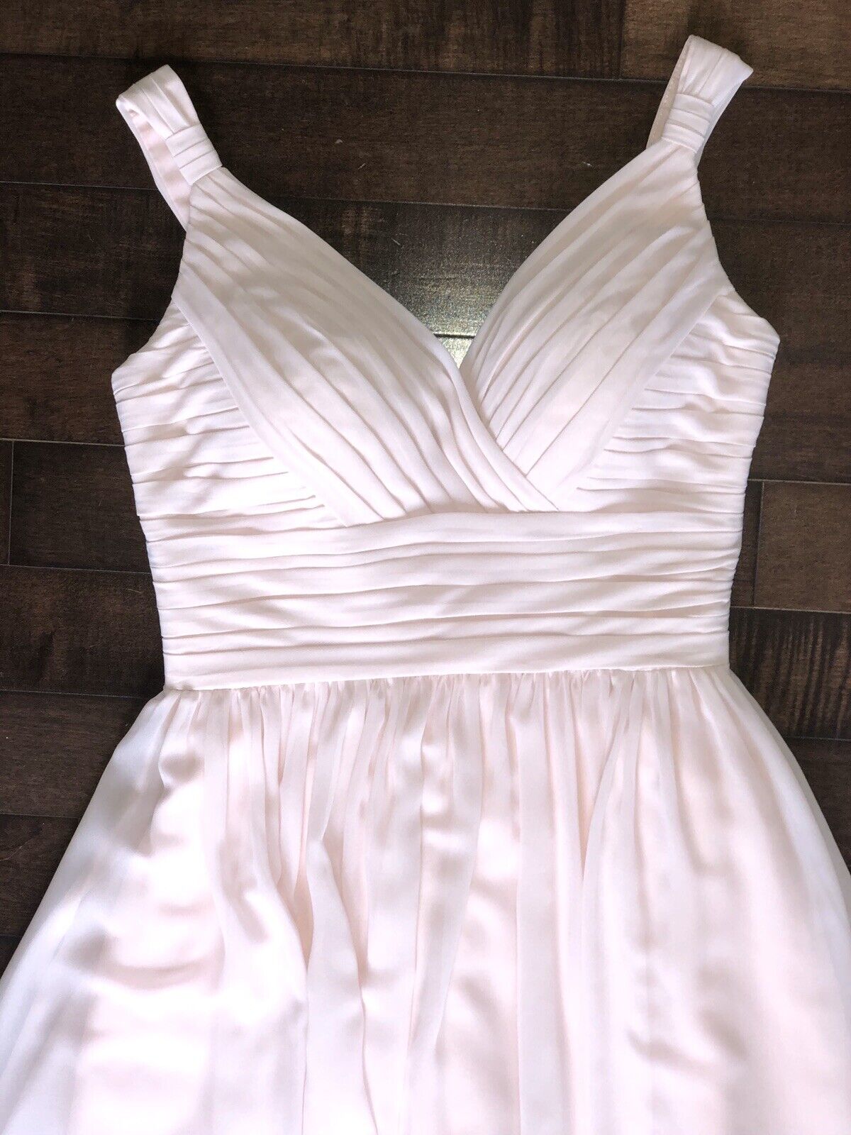 Bill Levkoff Bridesmaid Dress Blush Light Pink Si… - image 3