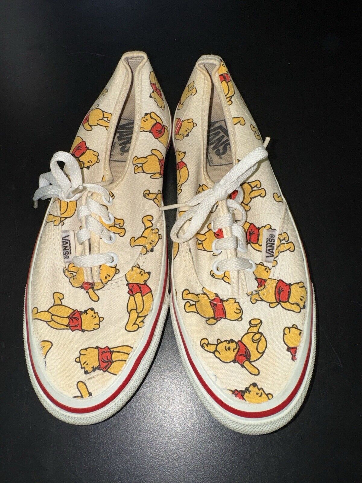 Vtg 90s Vans Disney Winnie The Pooh Sneakers Shoe… - image 7