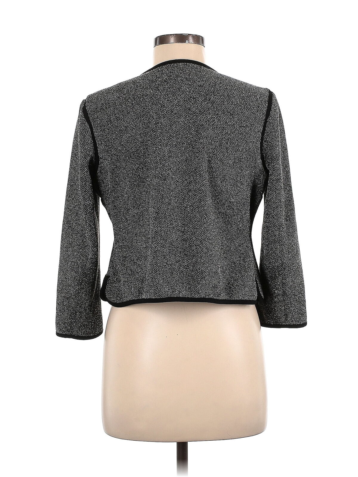 Liz Claiborne Women Gray Jacket M Petites - image 2