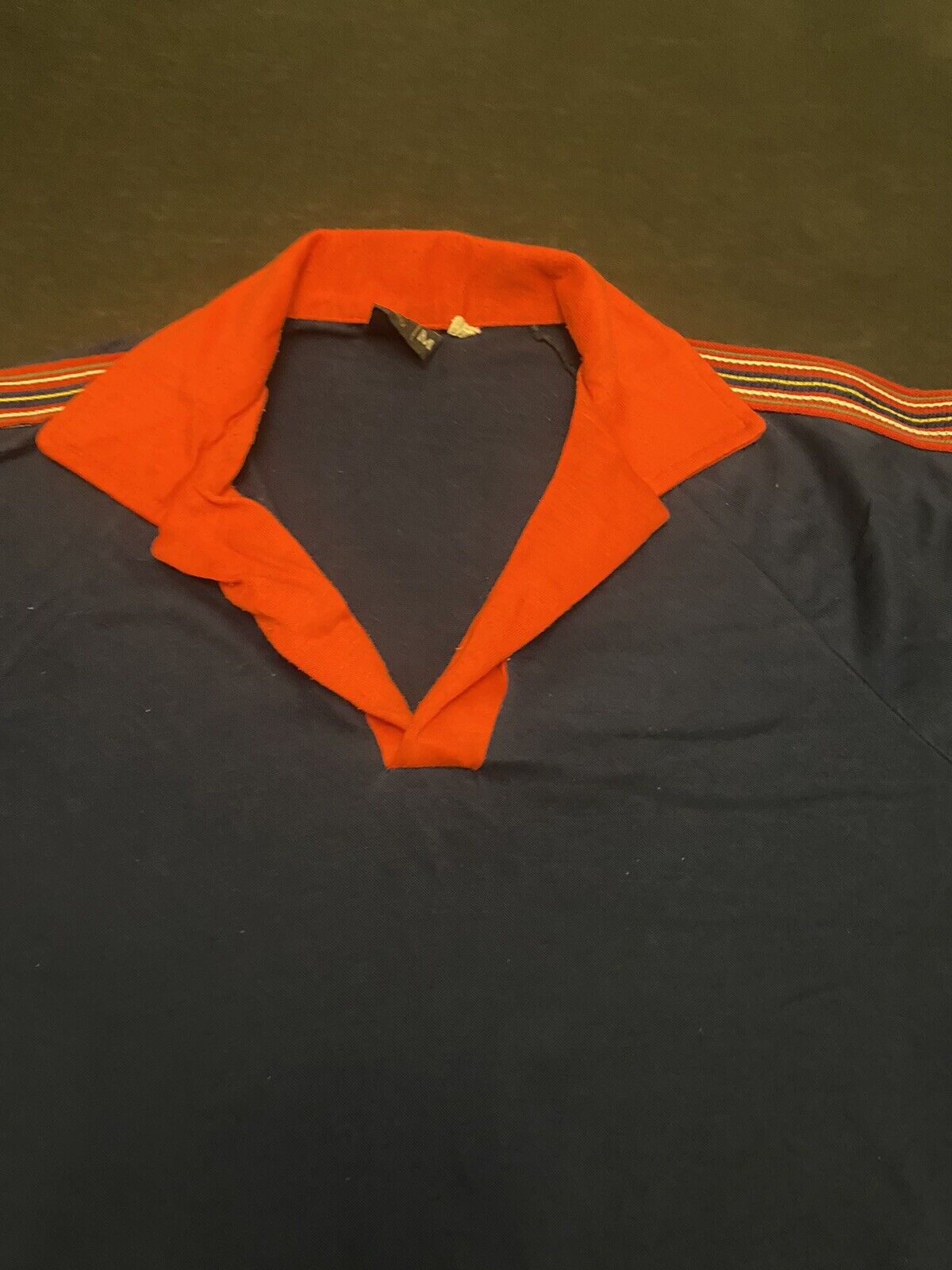 Vtg 70s 80s JCPenney Disco Polo Sz S - image 4