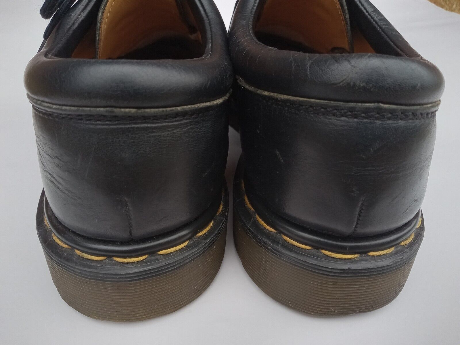 Vtg 90s DR MARTENS Men's Sz 8 England 8053 Black … - image 10