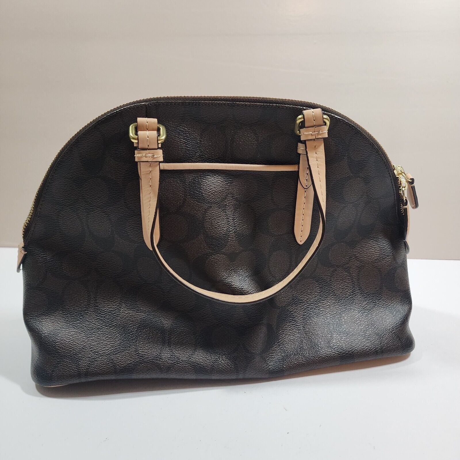 Coach F26184 Peyton Signature Cora Domed Satchel - image 6