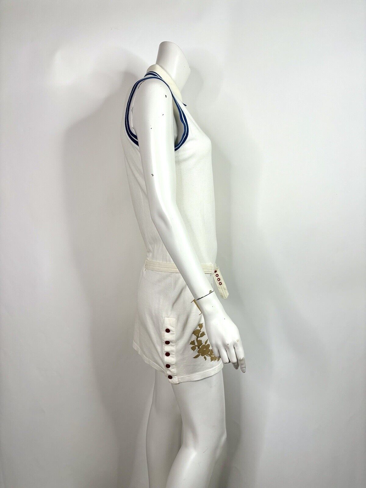 Vtg Christian Dior by John Galliano White Logo Dr… - image 2