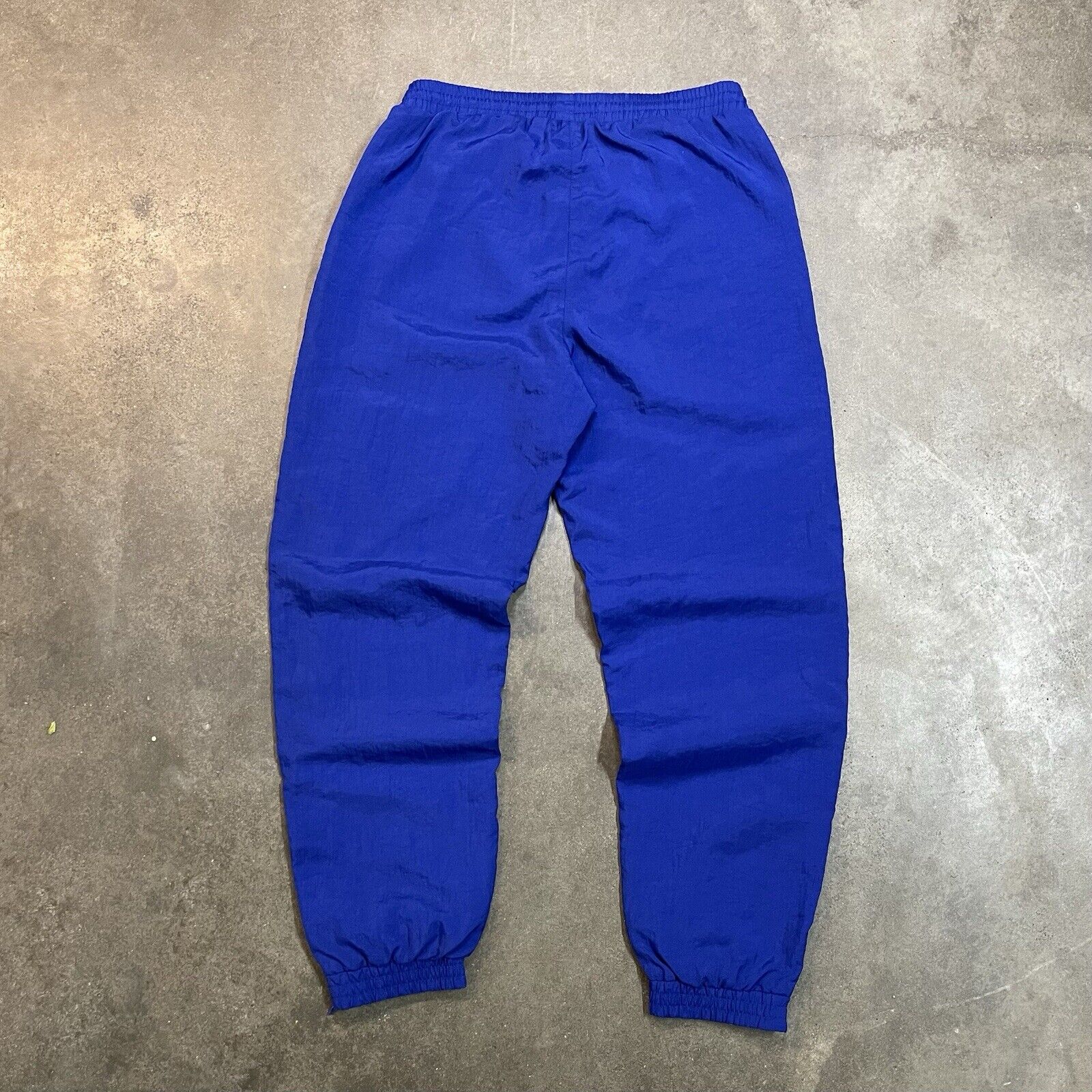 Vintage Adidas Baggy Windbreaker Pants Mens M Blu… - image 3