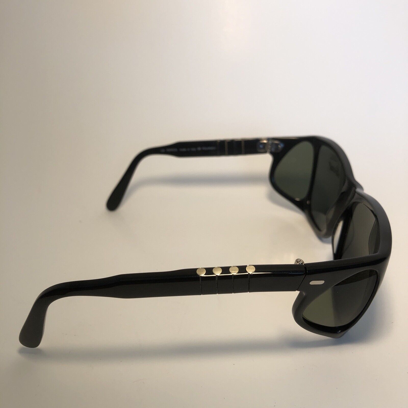 VINTAGE PERSOL RATTI 009 SUNGLASSES BLACK ITALY M… - image 3