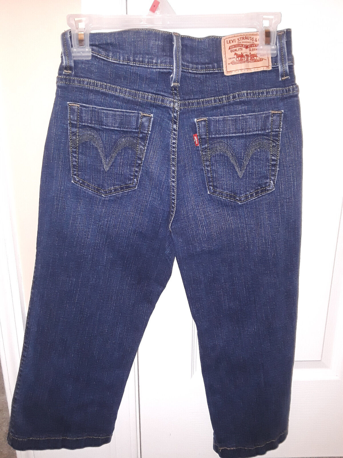 LEVI'S 512 PERFECTLY SLIMMING CAPRI SIZE 6 DENIM … - image 5