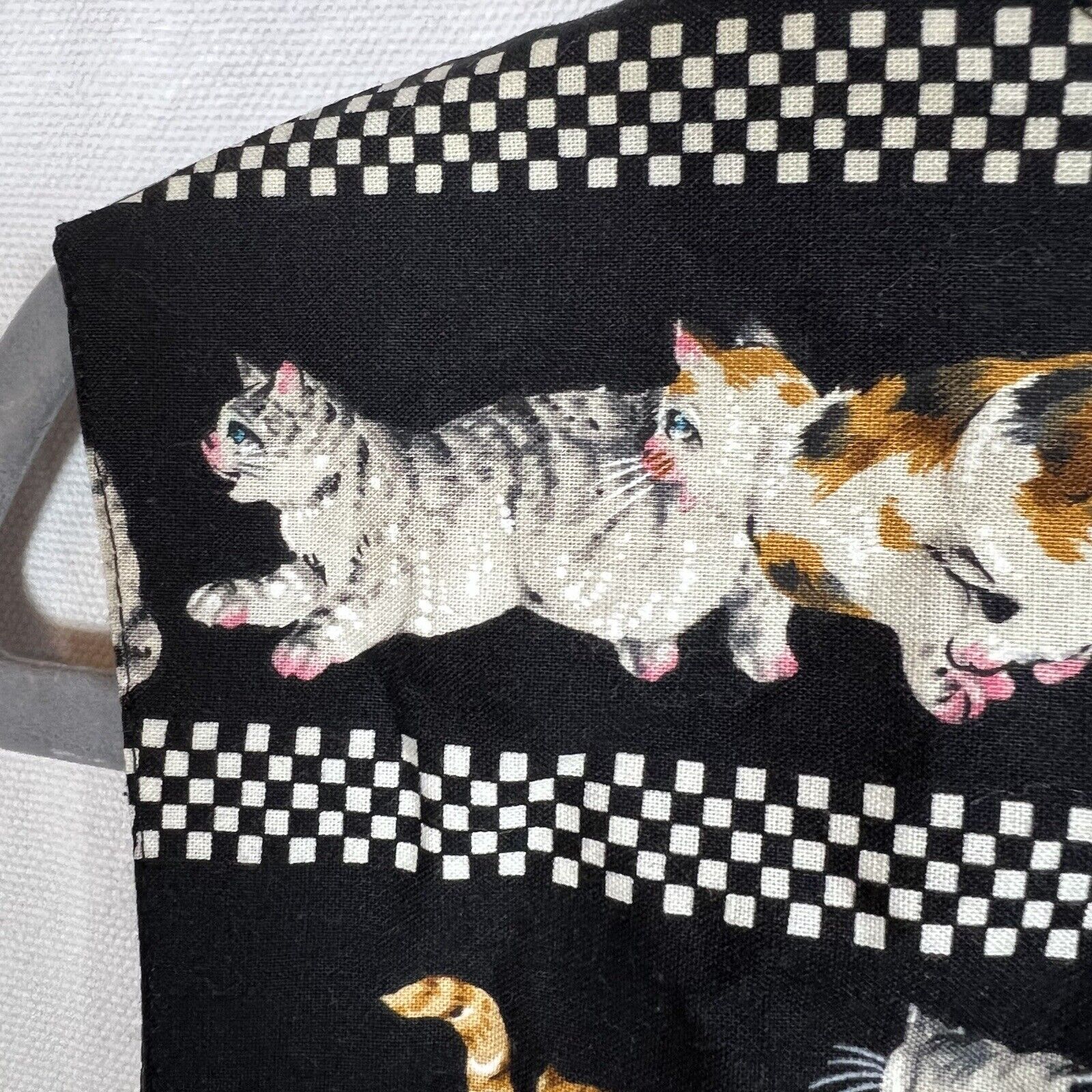 Vintage Linda Tilson Cat Vest Kittens Womens XL A… - image 20