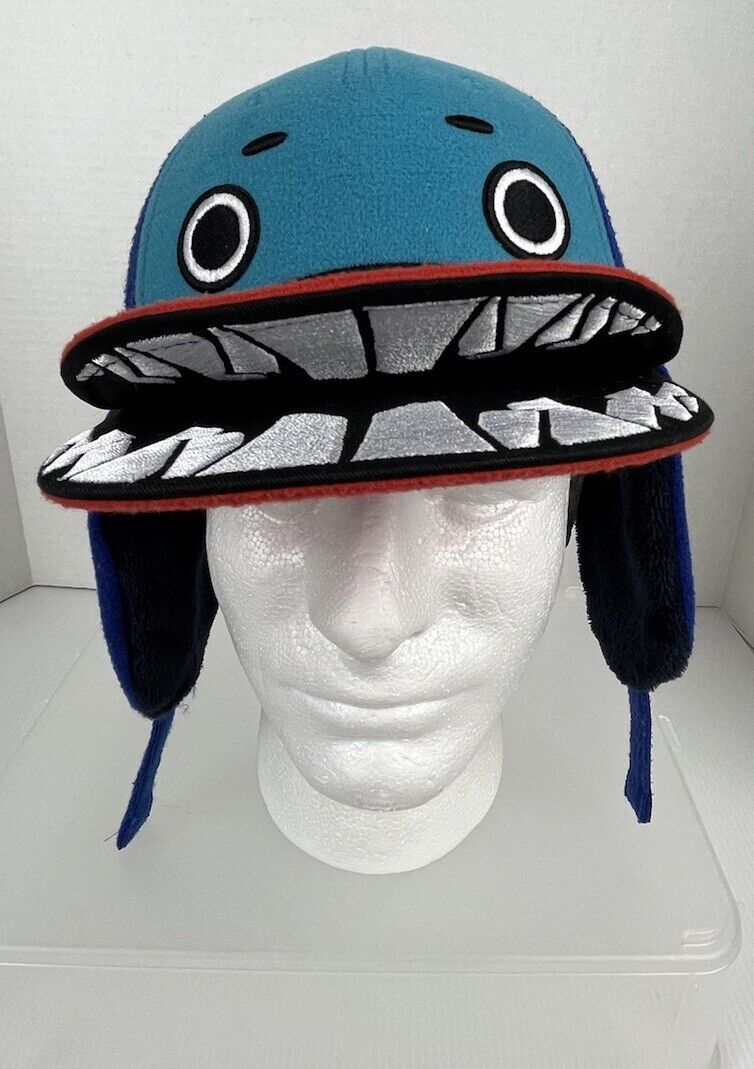 EL STINKO 3D Snapback Felt Monster Cap w Ear Flap… - image 1