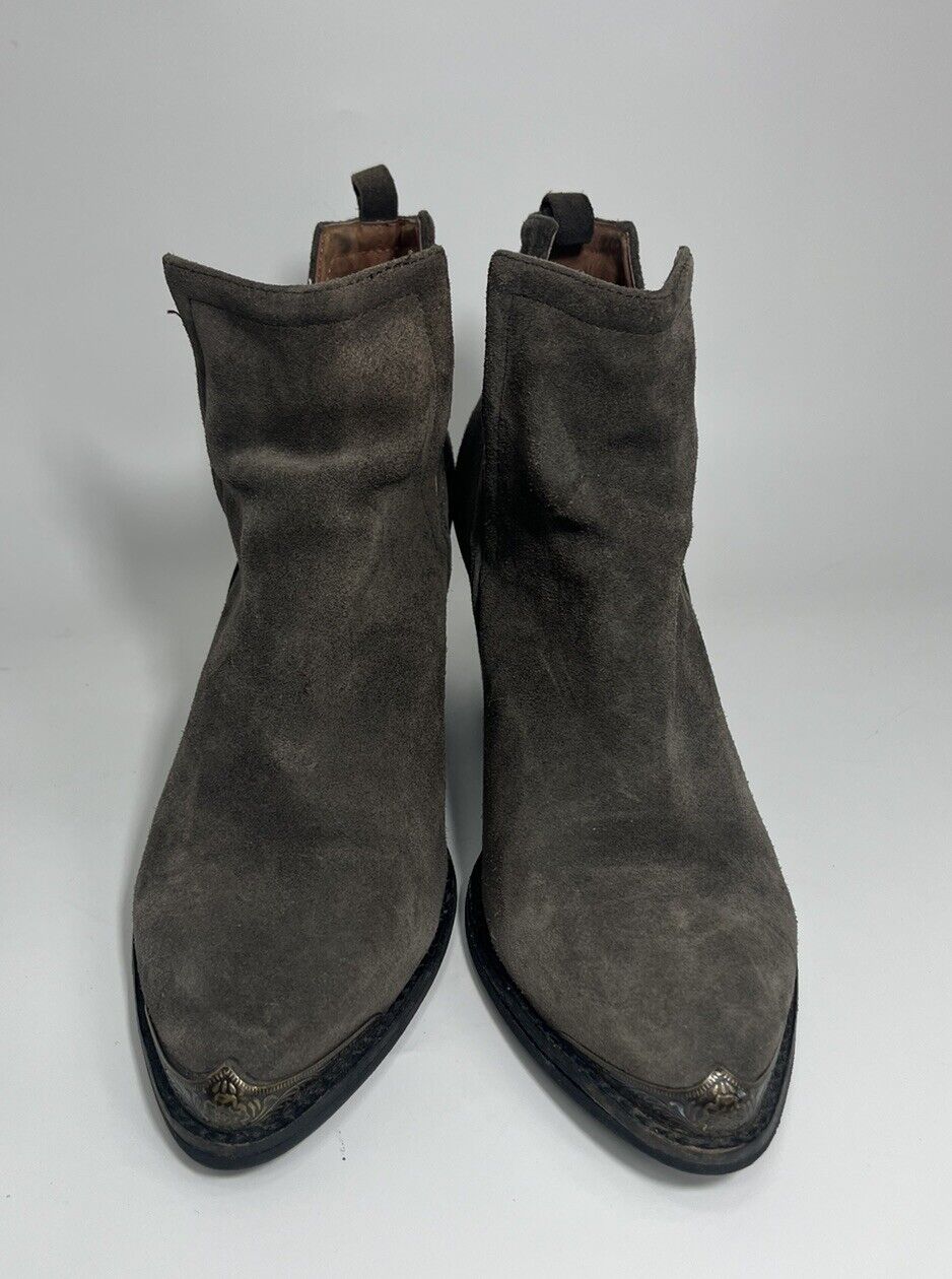 Jeffrey Campbell Cromwell Gray Suede Booties Size… - image 6